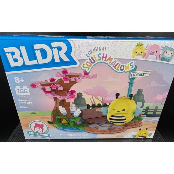 BLDR Squishmallows Sunny’s Park Life 0043 155pcs Jazwares Building Set - Picture 2 of 7